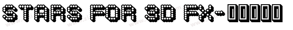 Stars for 3D FX字体转换
